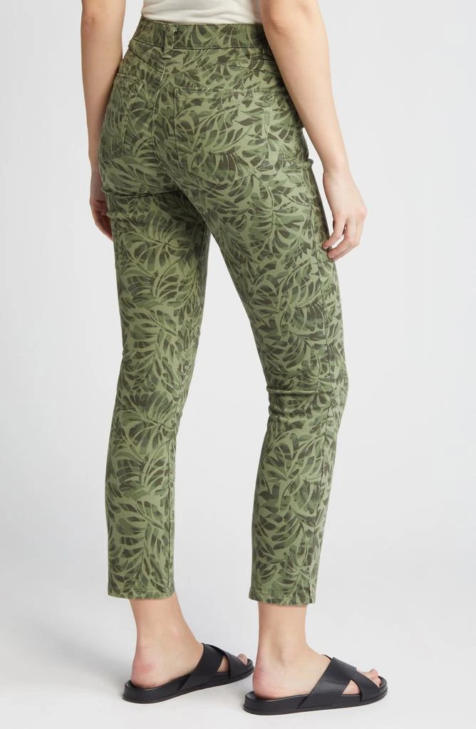 Wit & Wisdom 'Ab'Solution Print High Waist Slim Leg Pants 2