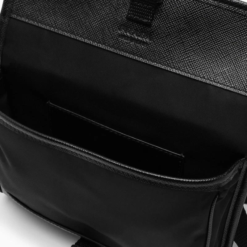 Prada Black Re-Nylon and Saffiano phone holder 6