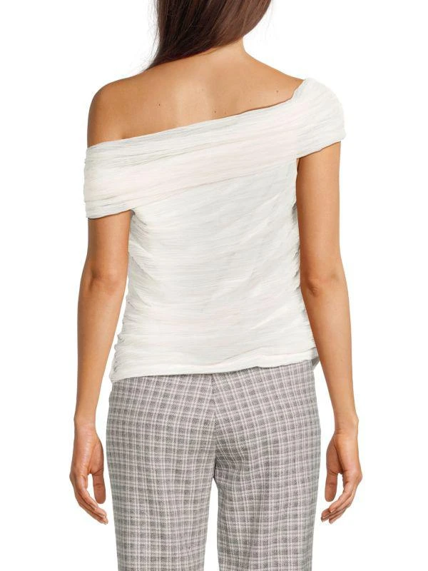 BCBG Asymmetric Ruched Top 2
