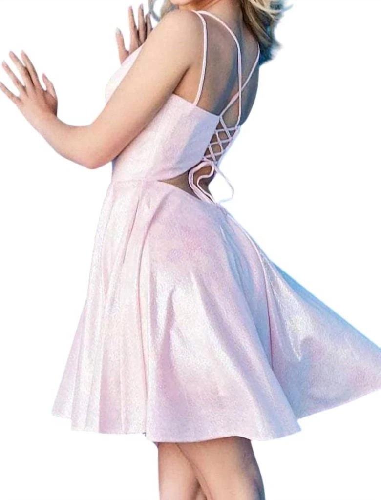 JVN Jvn - Spaghetti Straps Empire Waist Prom Dress 2
