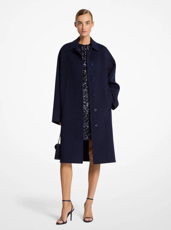 Michael Kors Double Faced Wool Oversized Balmacaan 1