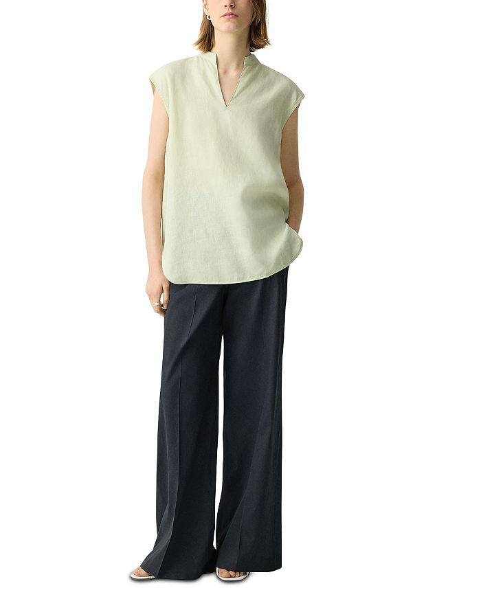 Theory Boxy Linen Top