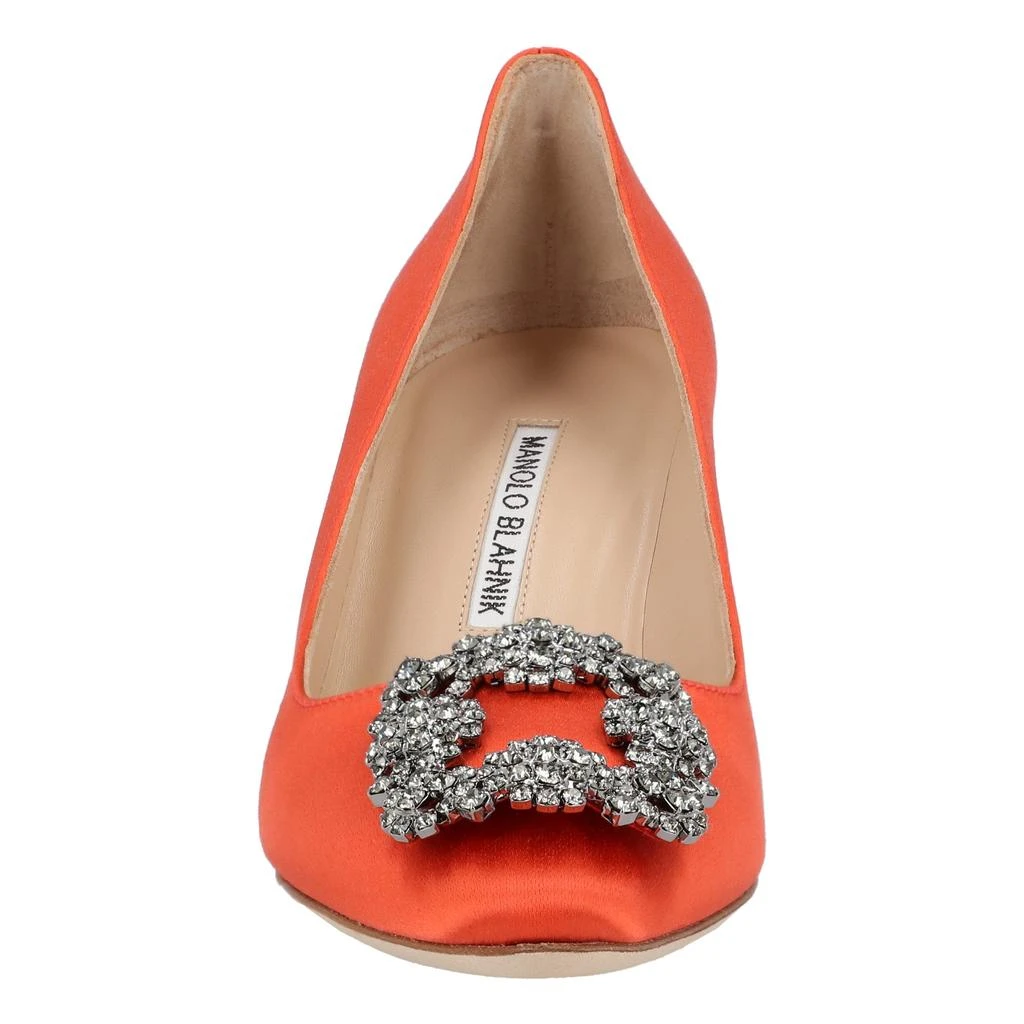Manolo Blahnik Hangisi 070 Pump Orange 4