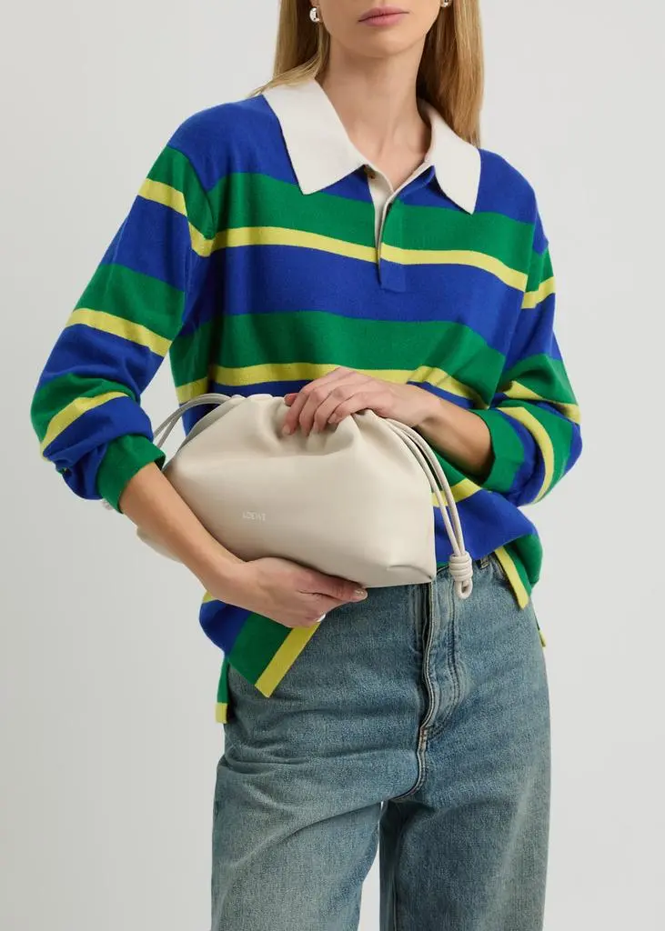 Loewe Flamenco medium leather clutch 5