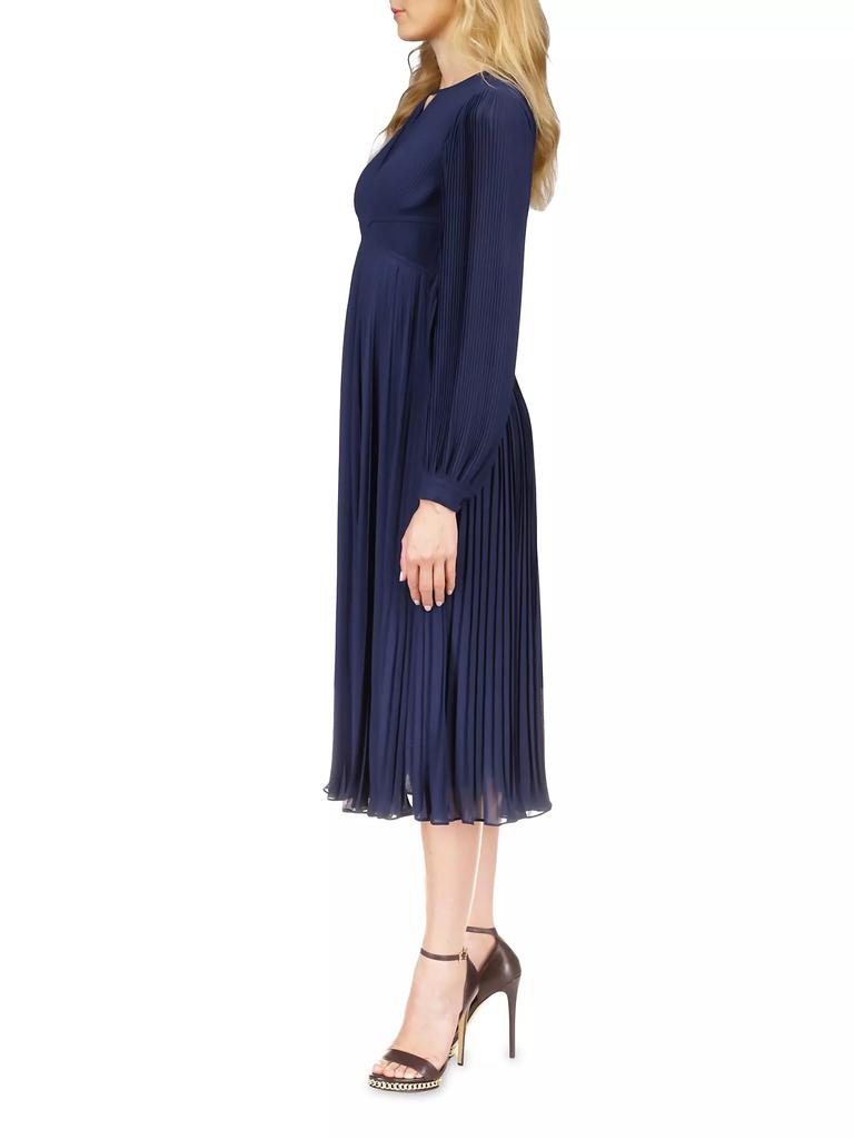 Michael Michael Kors navy store pleated dress