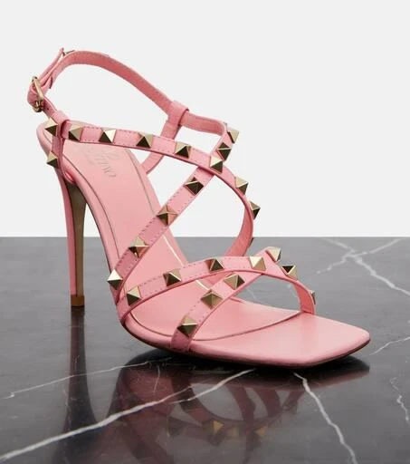 Valentino Rockstud 100 leather sandals 6