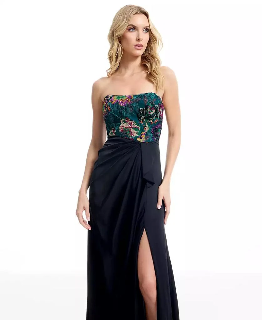 Dress The Population Women
s Monette Strapless Gown 4