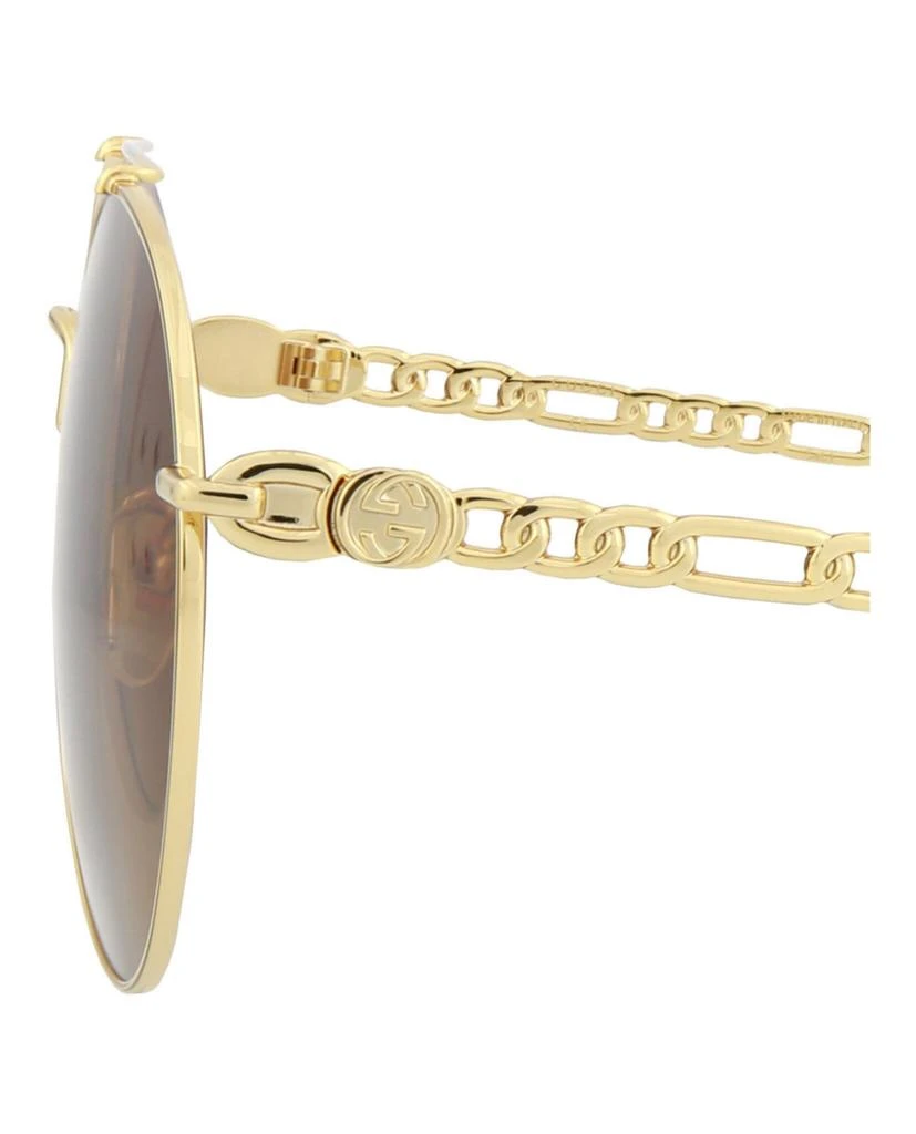 Gucci Aviator-Style Metal Sunglasses 4