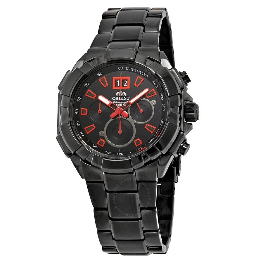 Orient Star Enterprise Chronograph Black Dial Men's Watch FTV00004B 1