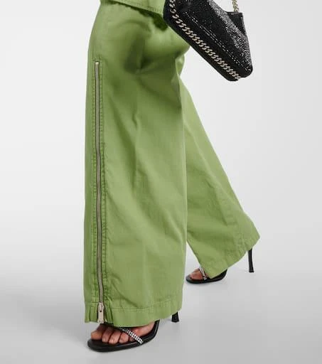 Stella McCartney Mid-rise cotton cargo pants 5