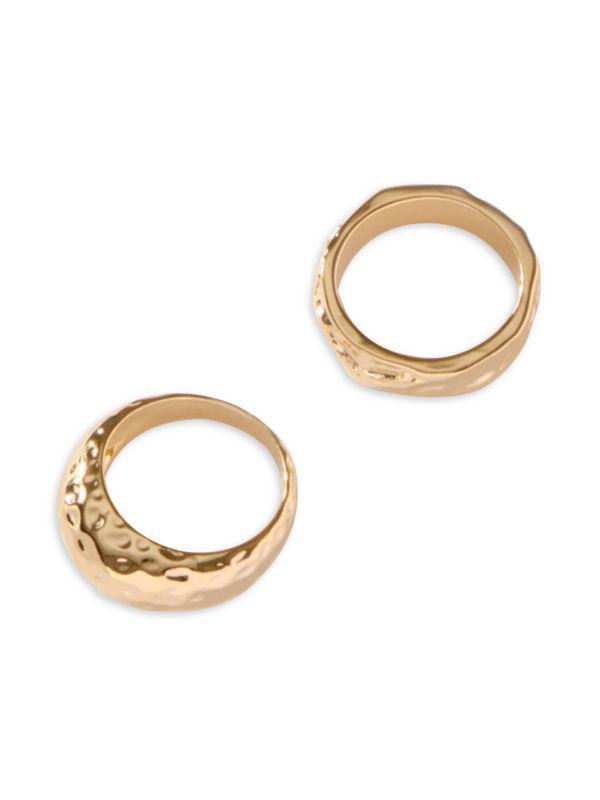 8 Other Reasons Hit The Jackpot 2-Piece Textured Ring Set