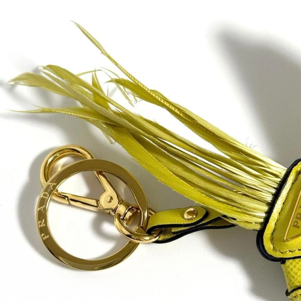 Prada Leather Metal Keyring (Pre-Owned) 2