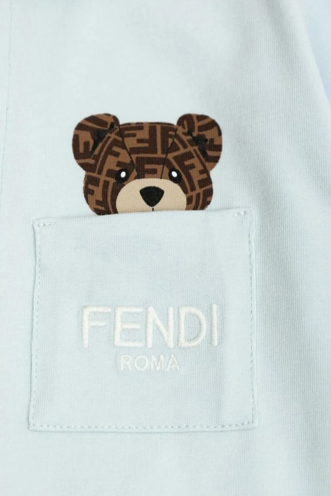 Fendi Fendi Kids Logo Embroidered Baby Kit 4