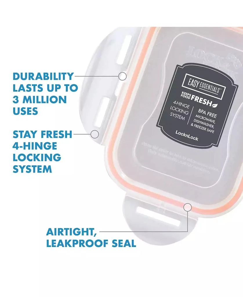 Lock & Lock Easy Essentials Color Mates Assorted 14-Pc. Food Storage Container Set 5