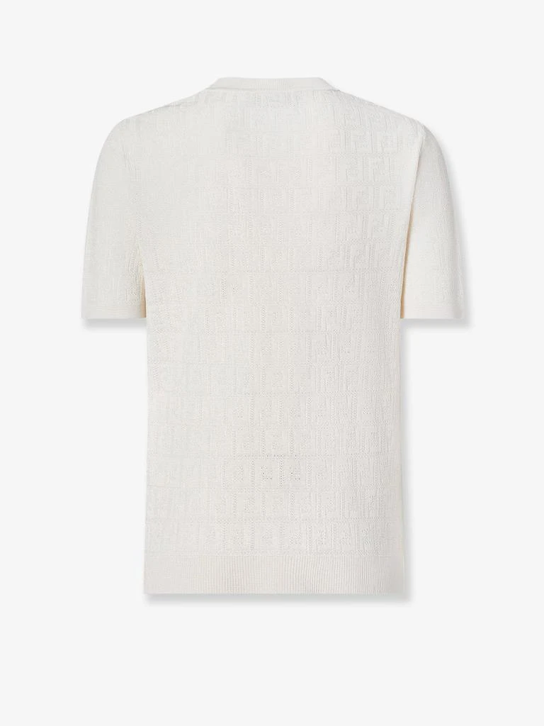 Fendi Cotton blend T-shirt with all-over FF logo 2