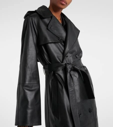 WARDROBE.NYC Leather trench coat 4