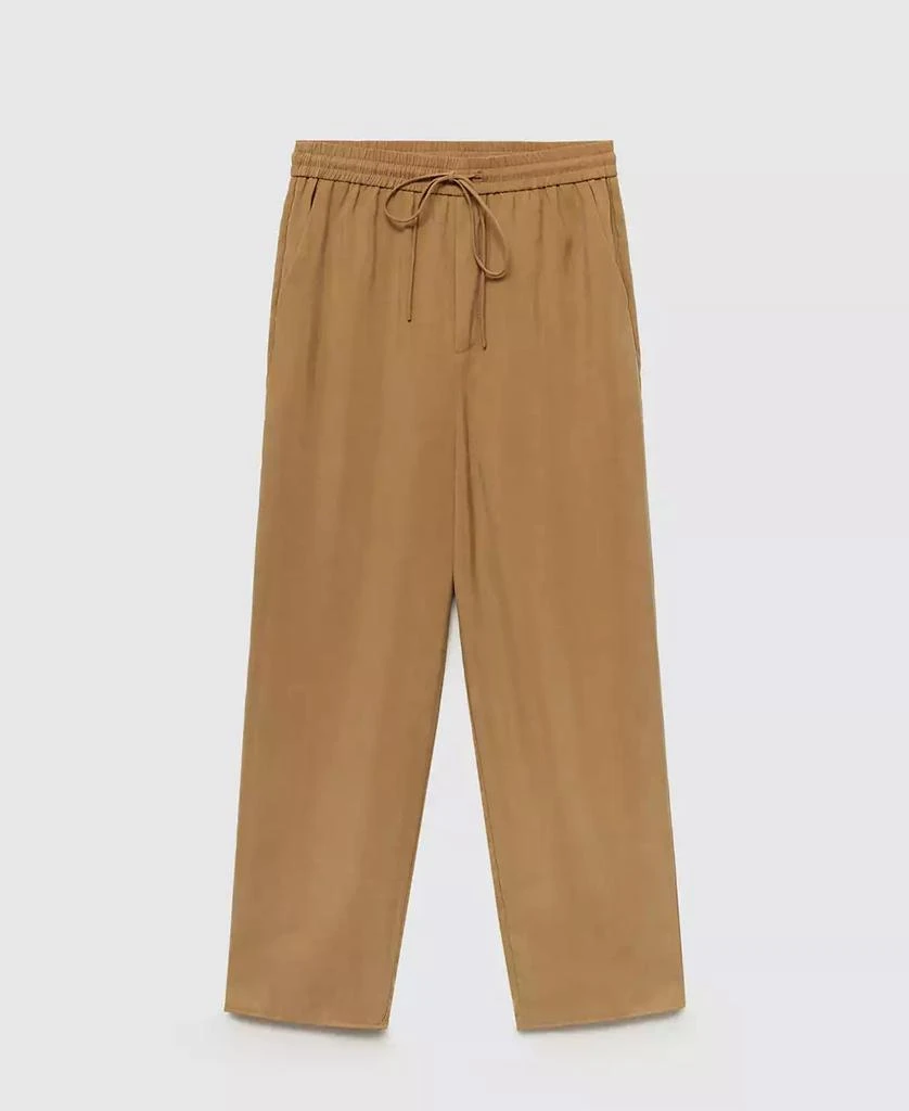 Mango Women's Modal Straight Pants 12