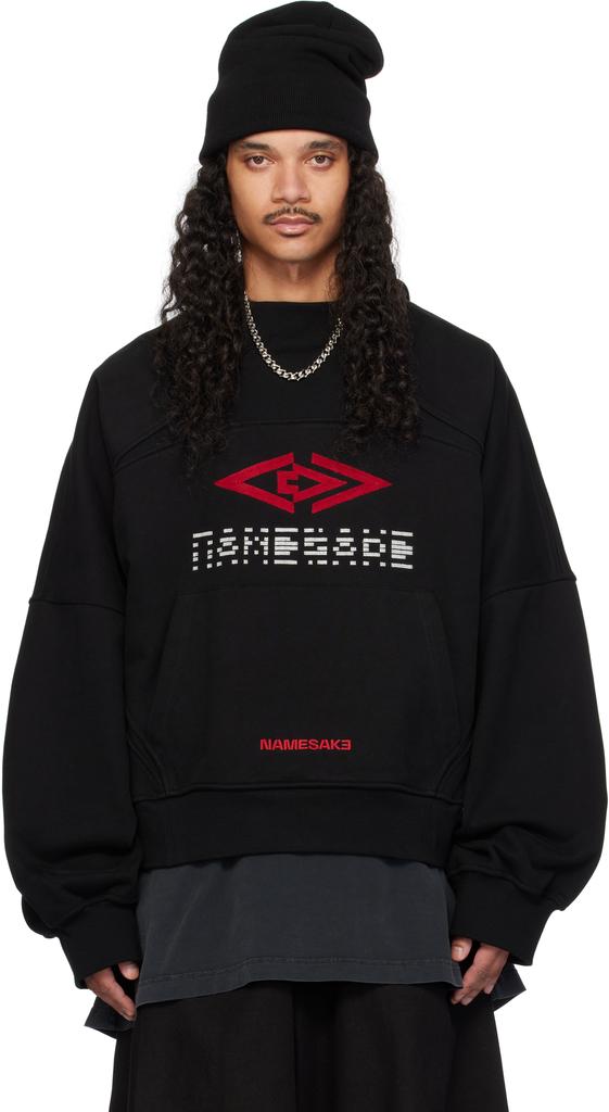 NAMESAKE Black Chester Pullover Hoodie