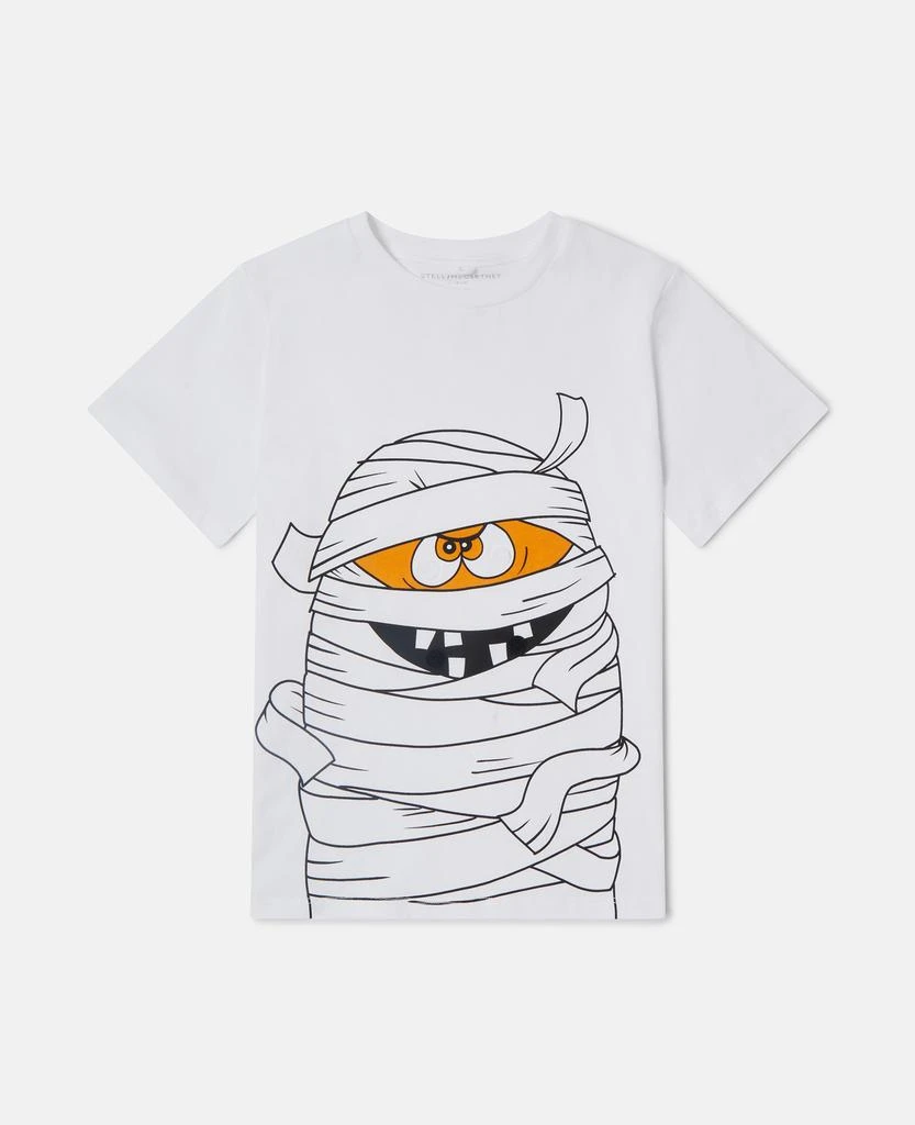 Stella McCartney Stella McCartney - Zombie Graphic T-Shirt, Pure white, Size: 3 1