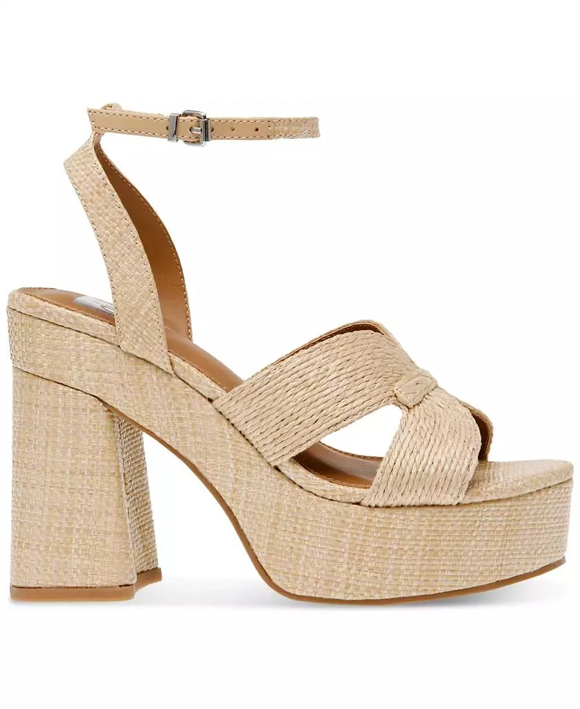 DV Dolce Vita Waylan Raffia Platform Dress Sandals 2