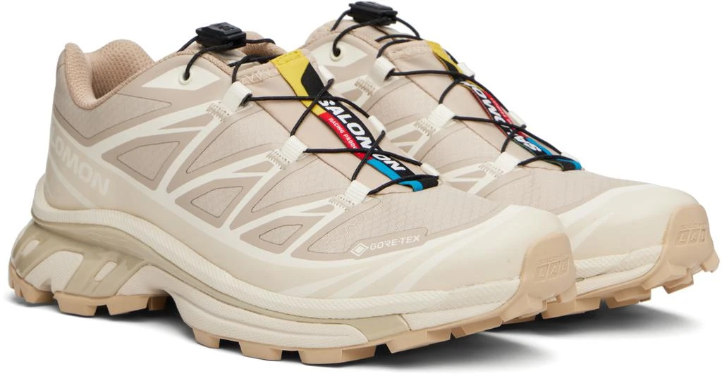 Salomon Tan & Beige XT-6 GORE-TEX Sneakers 4