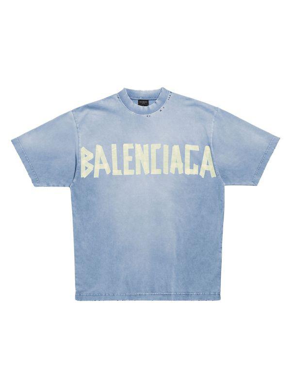 Balenciaga Logo Drop Shoulder T-Shirt