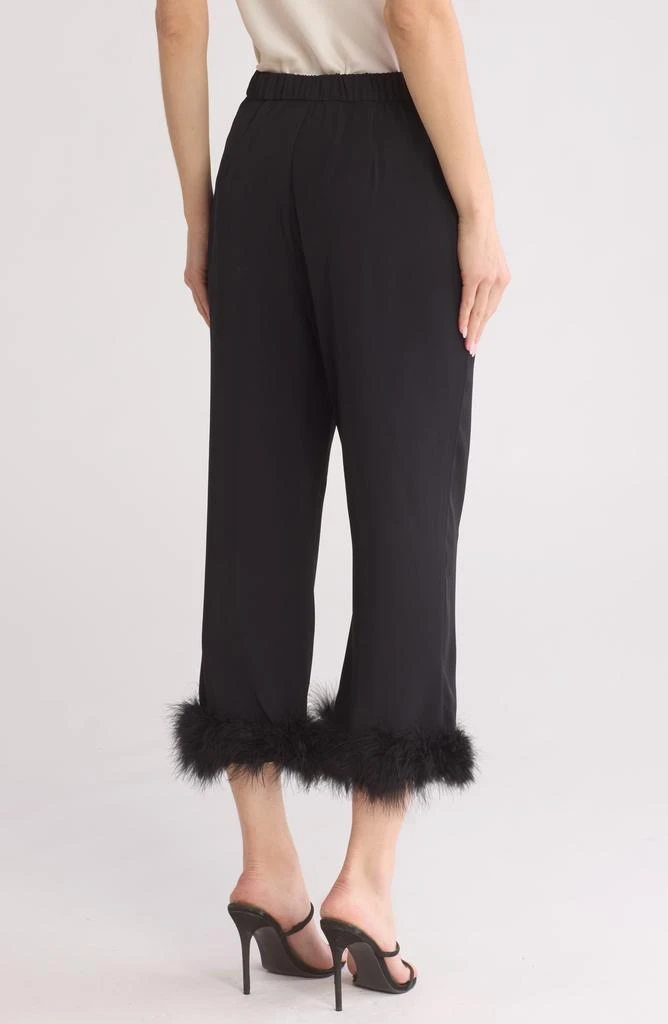 Wayf Feather Trim Pants 2