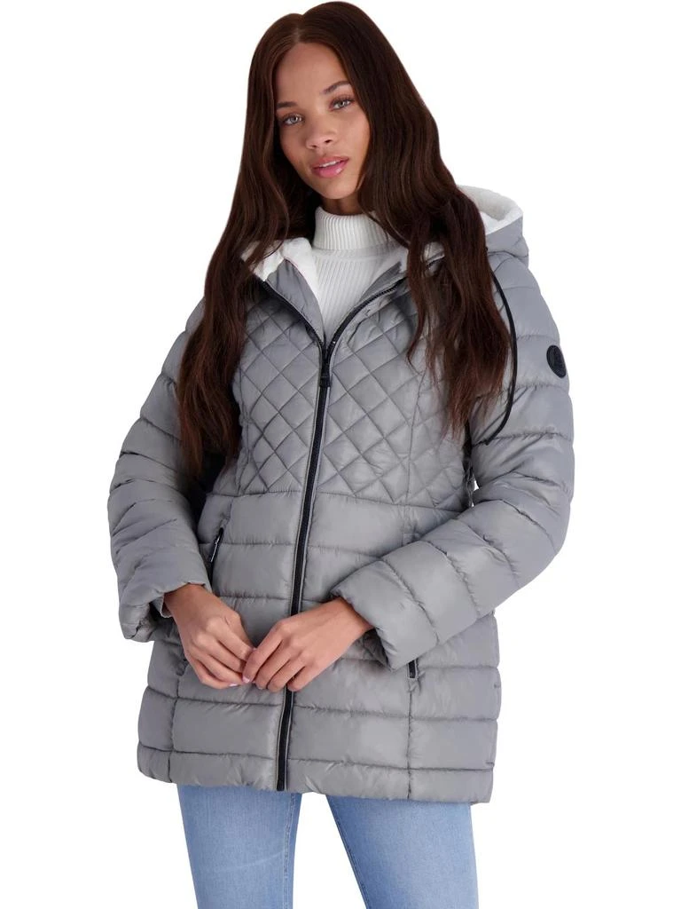 Steve Madden Cozy Lined Glacier Shield Womens Cozy Quilted Glacier Shield Coat 10