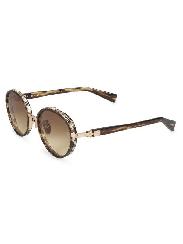 Balmain 51MM Gradient Round Sunglasses 2