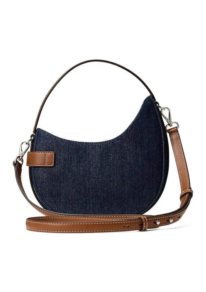 Ralph Lauren Denim Small Tasha Crossbody Bag 3