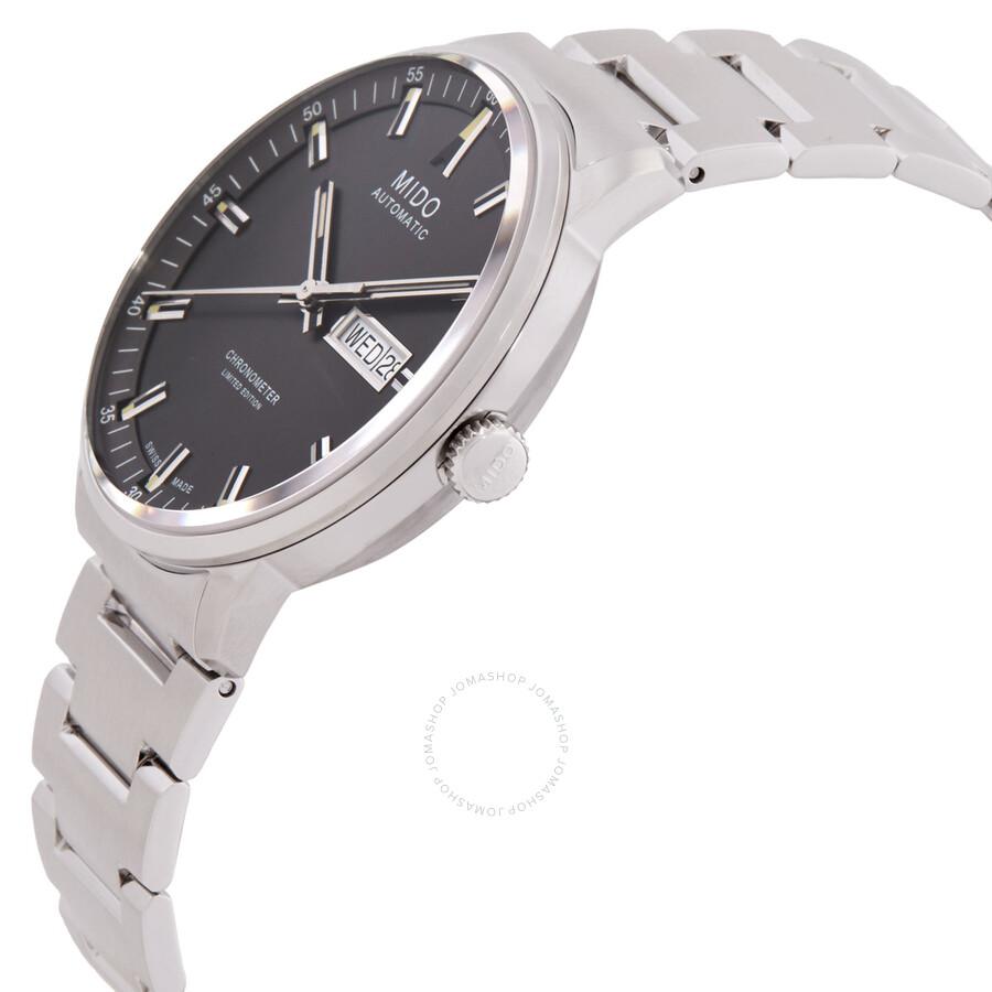 MIDO Mido Commander IBA Quartz Anthracite Dial Men's Watch M0214311106102