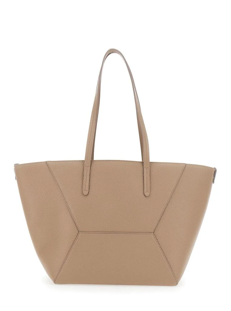 Brunello Cucinelli Brunello Cucinelli Logo Embossed Top Handle Bag 2