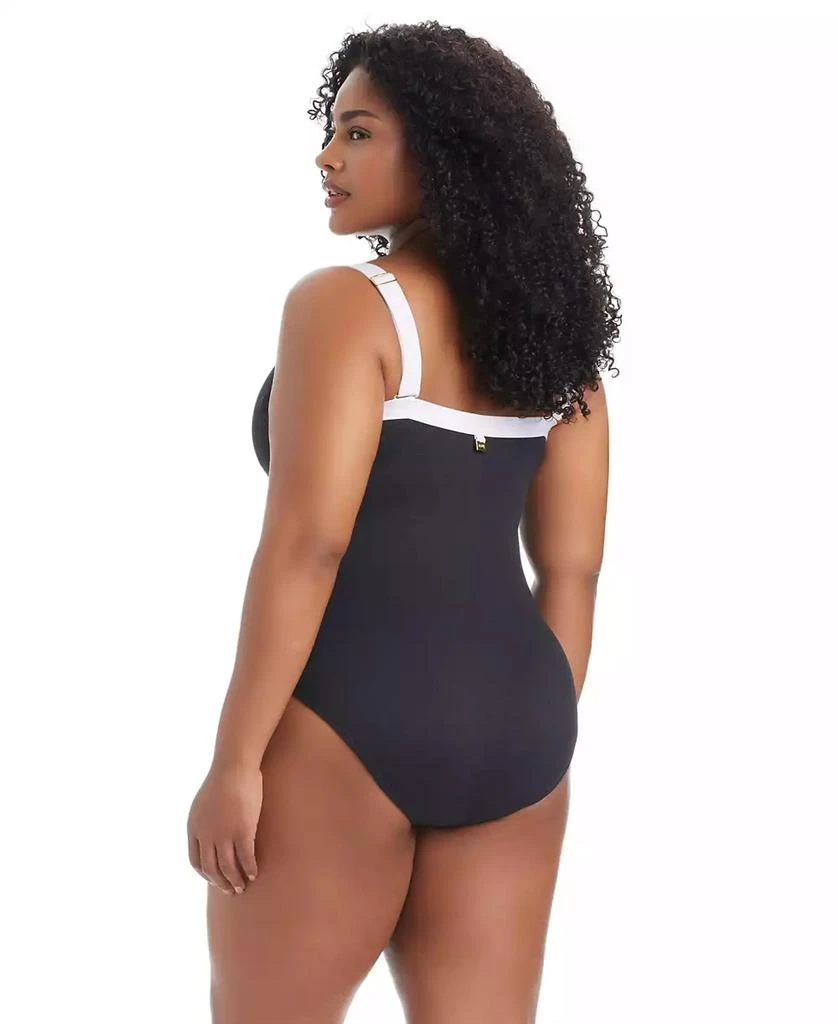 Bleu Rod Beattie Plus Size Square Neck One-Piece Swimsuit 3