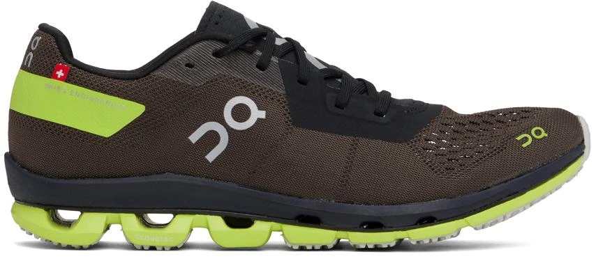 On SSENSE Exclusive Brown Cloudflash Sneakers 1