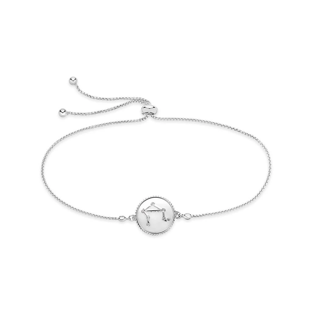 Sterling Forever Sterling Silver Constellation Disk Bolo Bracelet 9