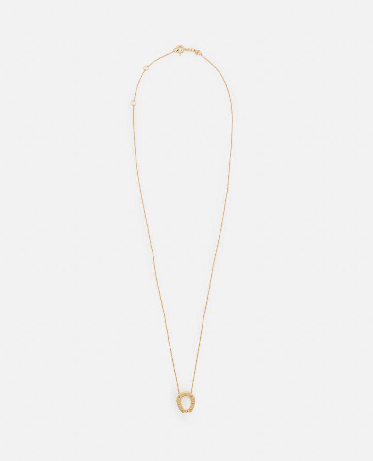 Aliita 9k Gold Horseshoe Brillante Necklace