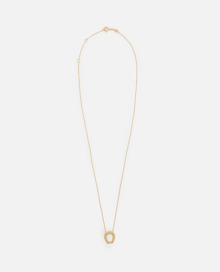 Aliita 9k Gold Horseshoe Brillante Necklace 2
