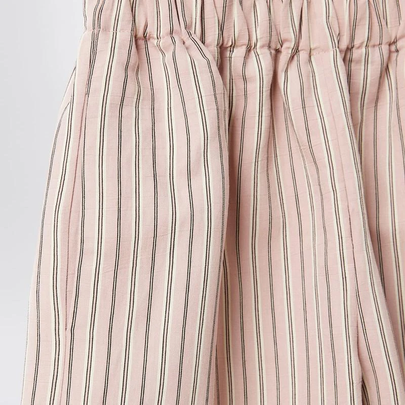 IL GUFO Blush pink striped outfit 3