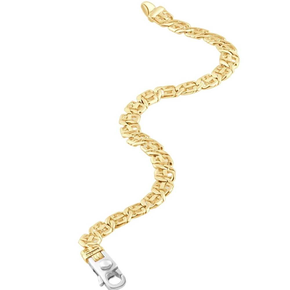 Pompeii3 Men
s Designer Mariner Link 14k Gold (23gram) or Platinum (37gram) 7mm Bracelet 8.5" 3