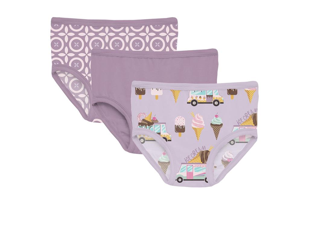KicKee Pants Print Girl
s Underwear Set of 3 (Big Kid)