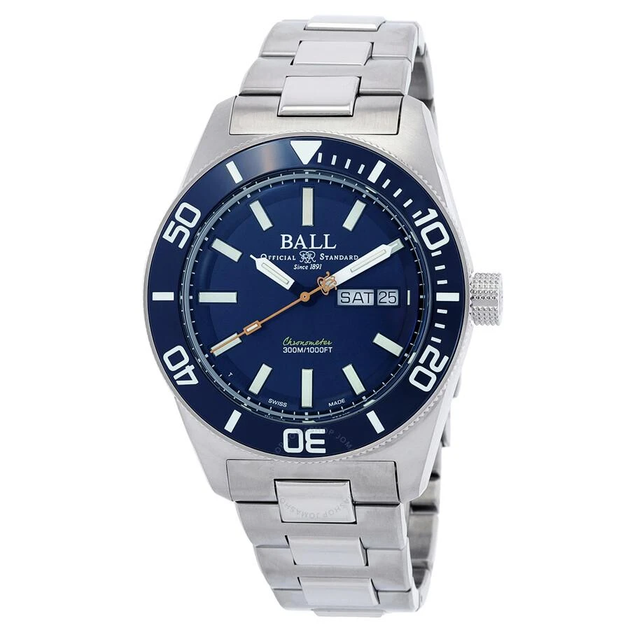 BALL Watch Skindiver Automatic Chronometer Blue Dial Men's Watch DM3308A-S1C-BE 1