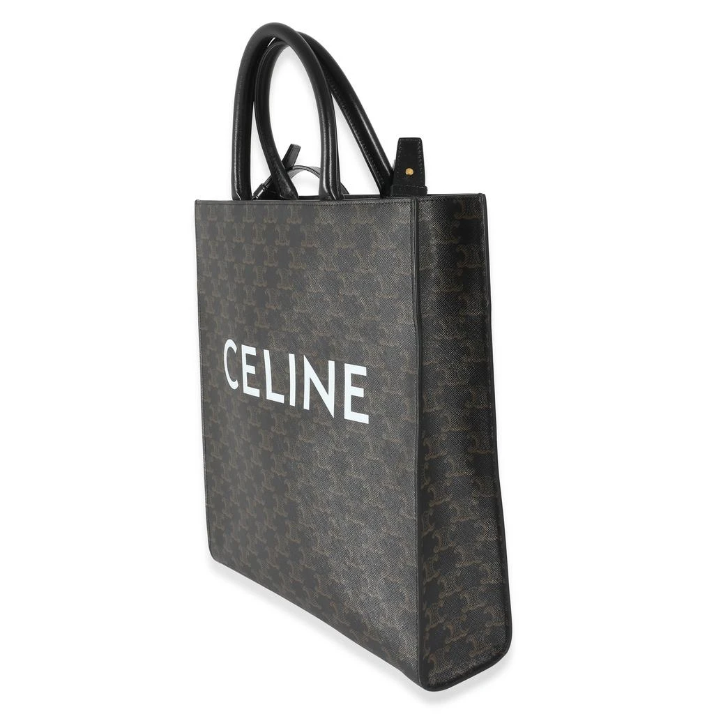 Celine Celine Black Triomphe Canvas Medium Vertical Cabas Tote 3