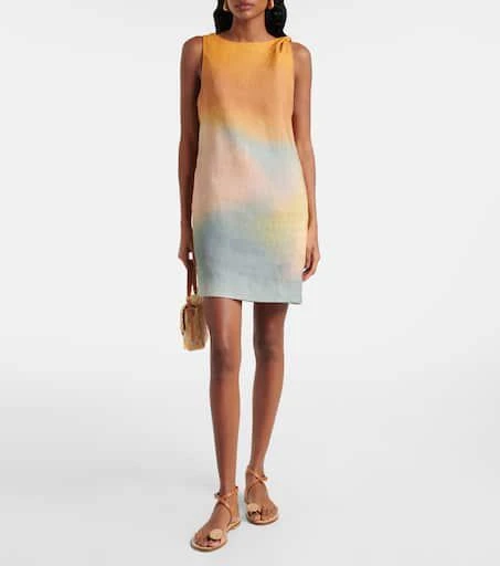 Staud Boa linen minidress 2
