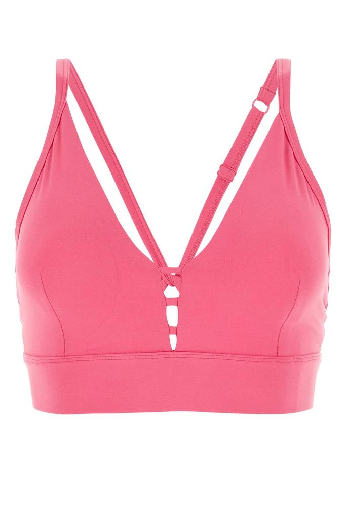 SWEATY BETTY Fuchsia stretch nylon crop top 1