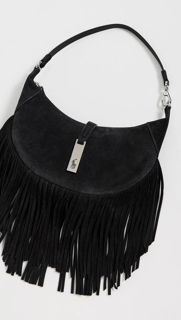 Ralph Lauren Suede Fringe Shoulder Bag 6