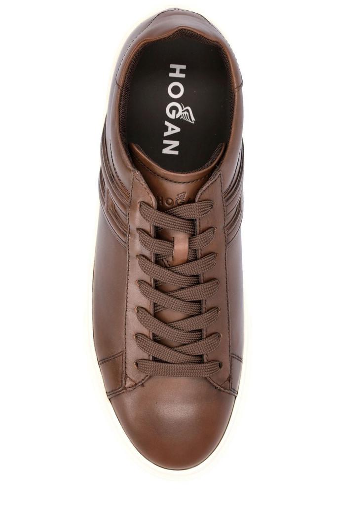 【HOGAN】Round-toe Lace-up Sneakers hogan Hogan Round-Toe Lace-Up Sneakers - Casual Shoes