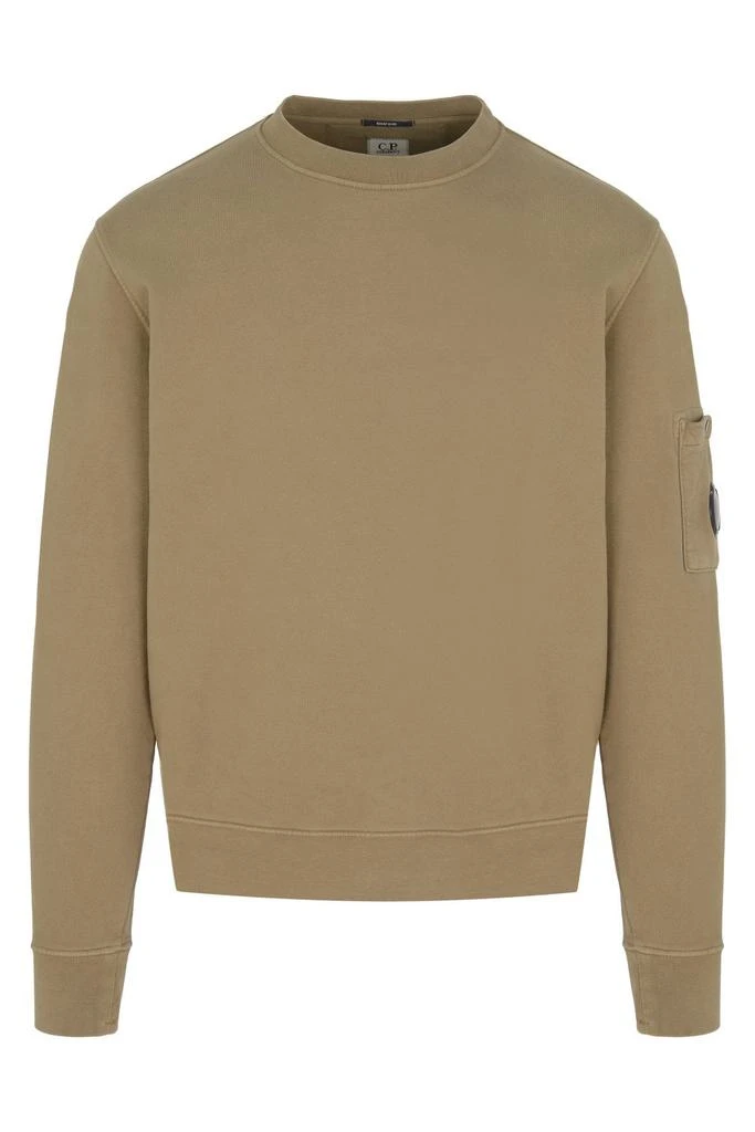 undefined Brushed Lens Sweatshirt Khaki 1