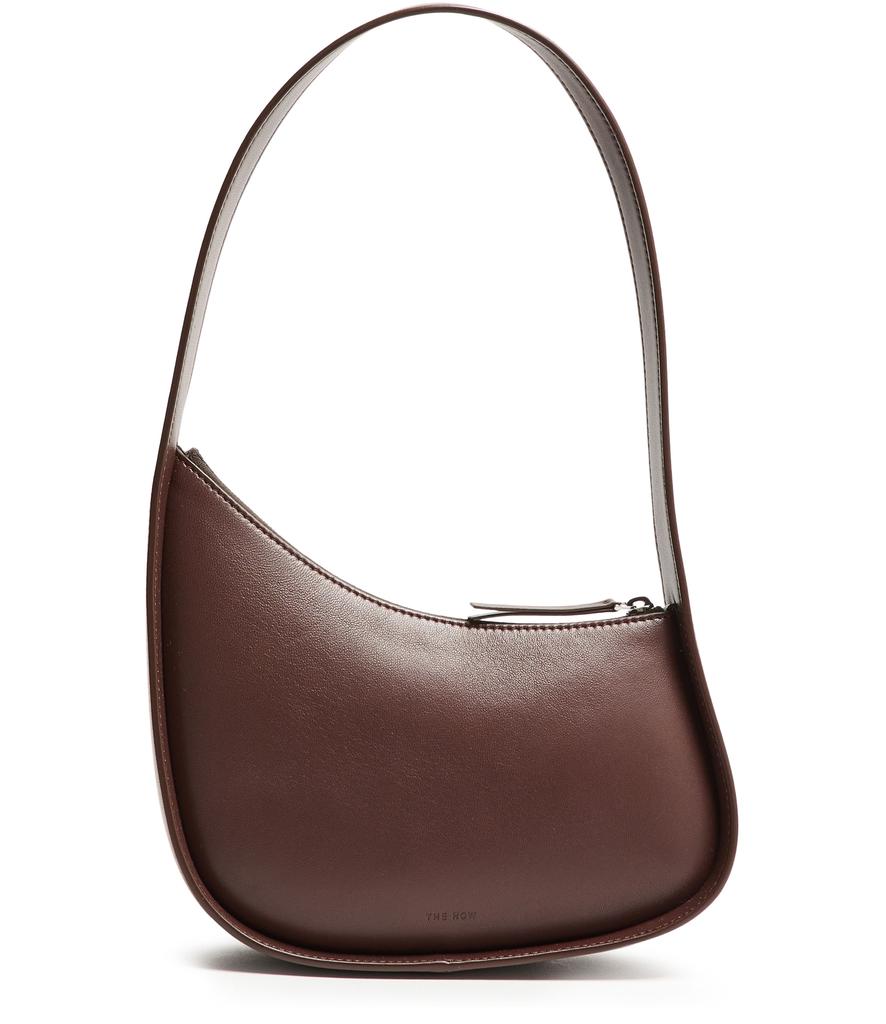 The Row Half Moon shoulder bag in leather