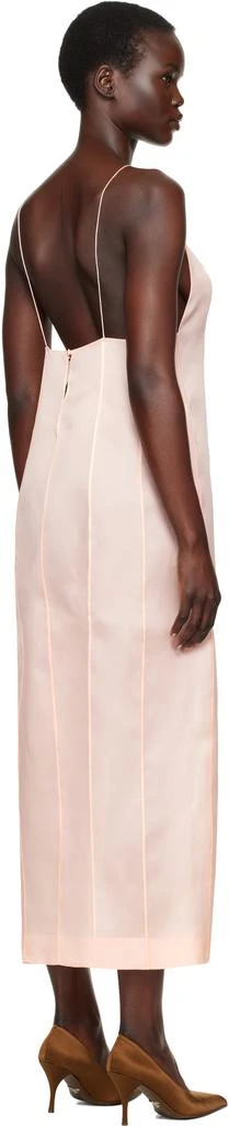 Khaite Pink Tully Maxi Dress 3