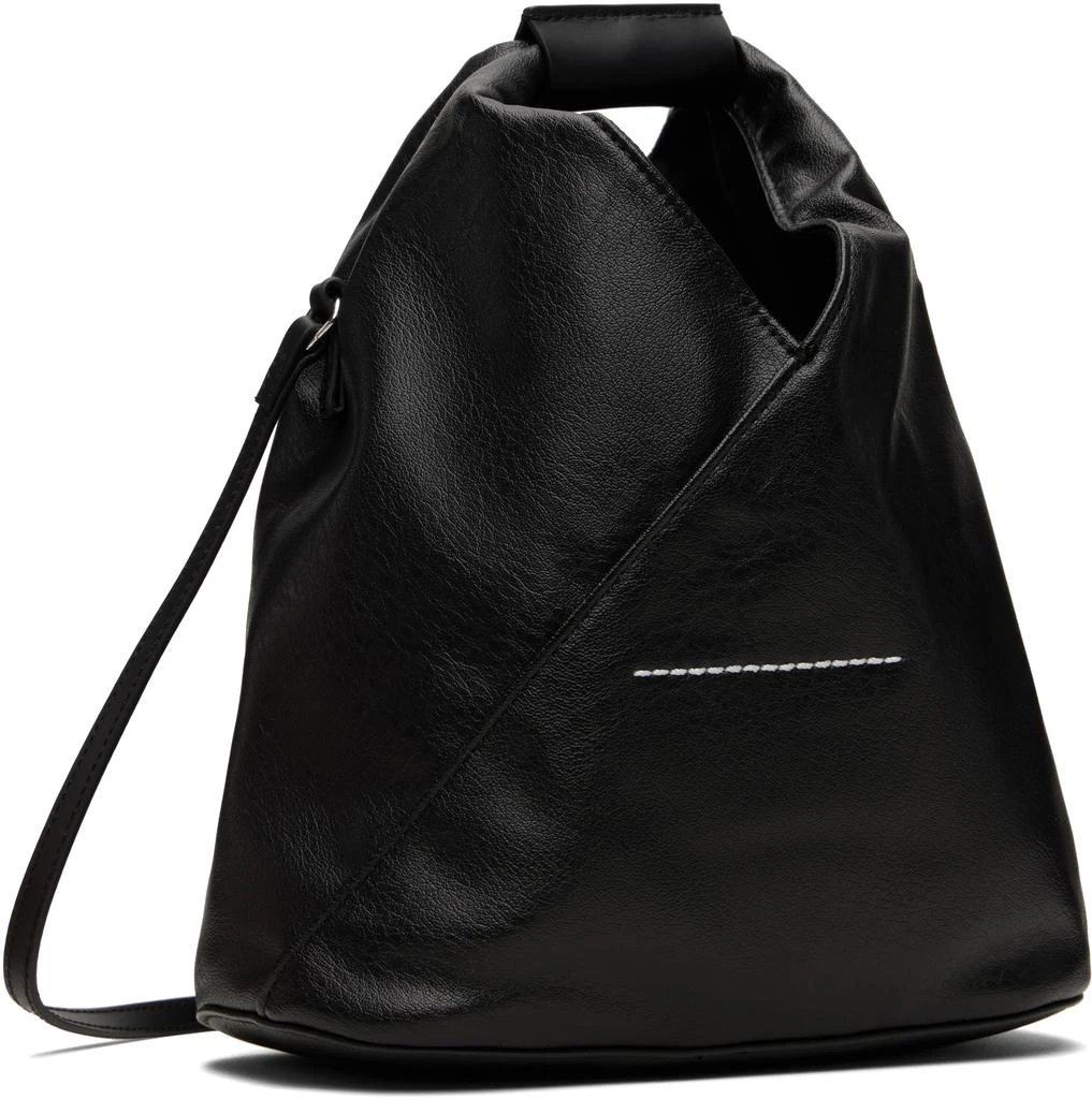 MM6 Black Triangle Crossbody Bag 3